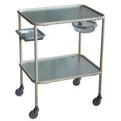 Mid Century Fench Metal Trolley