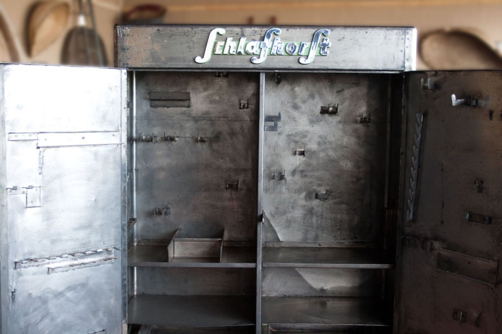 German Vintage Industrial Tool Cabinet