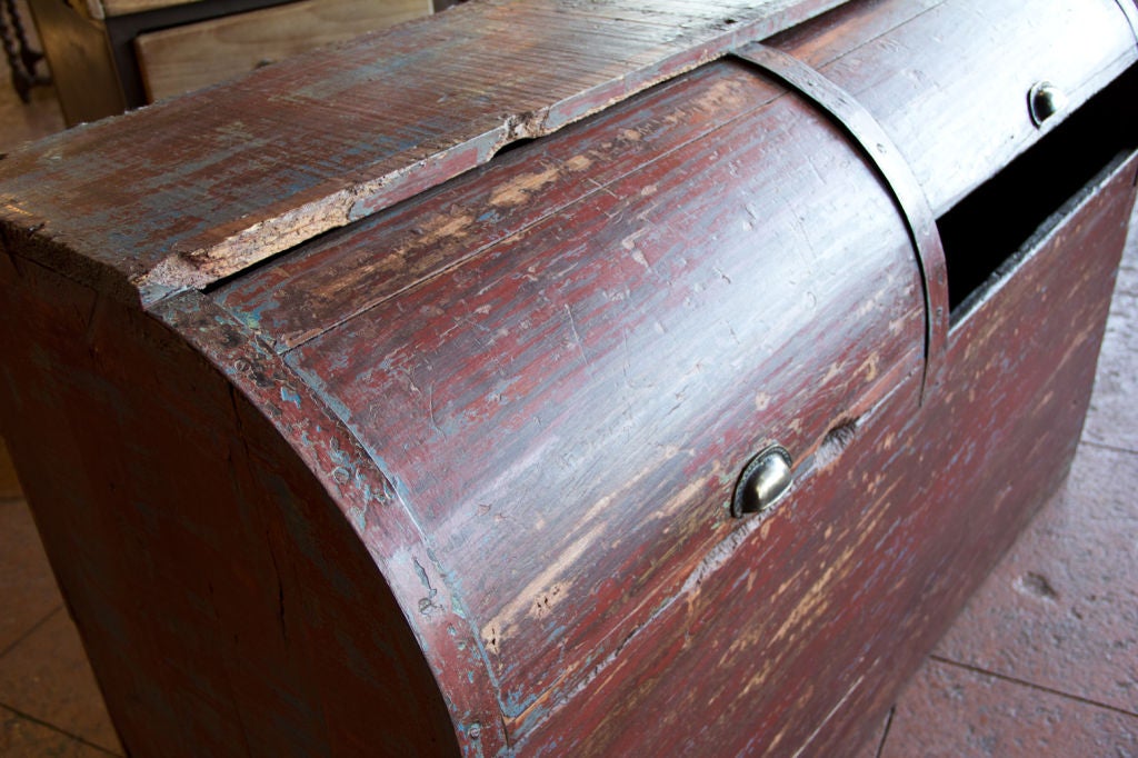 Wood Antique Argentinian Grain Bin