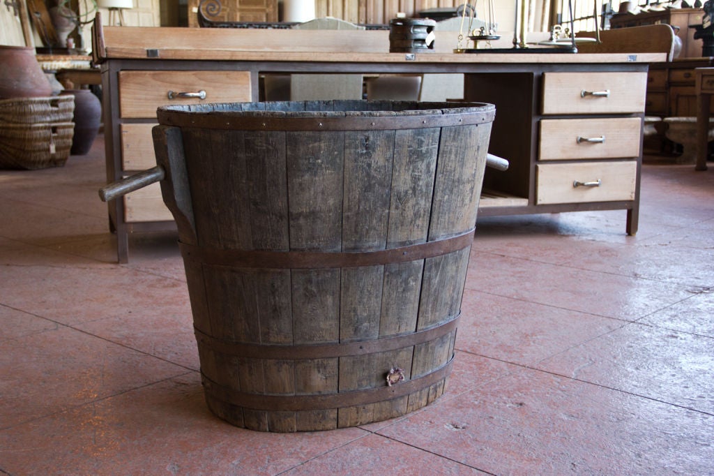 19th Century Antique French Grape Barrel