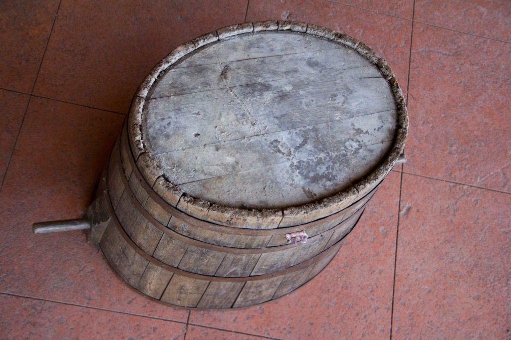 Antique French Grape Barrel 5