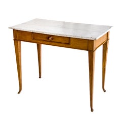 Antique French Oak Side Table
