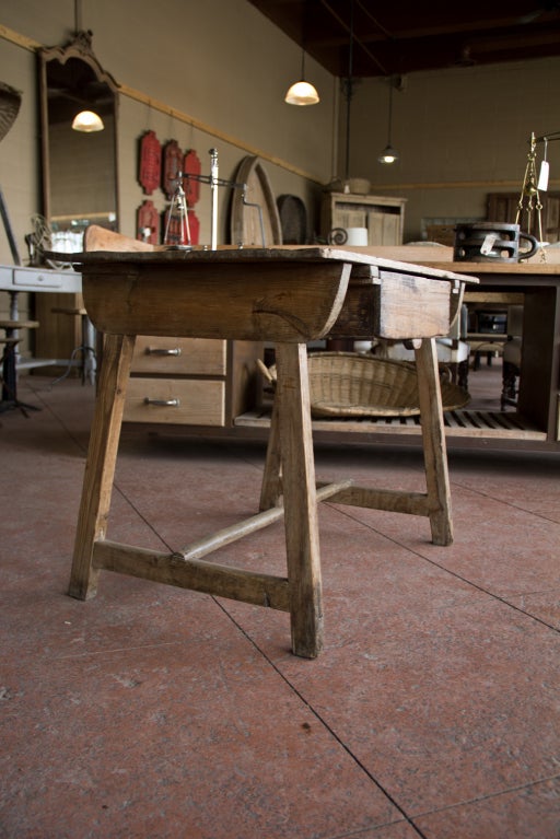 Wood Antique English Bailiff's Table