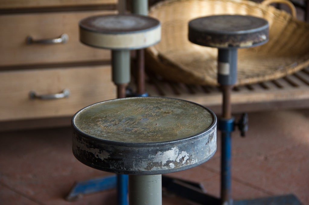 Vintage Industrial English Potters' Wheels at 1stdibs