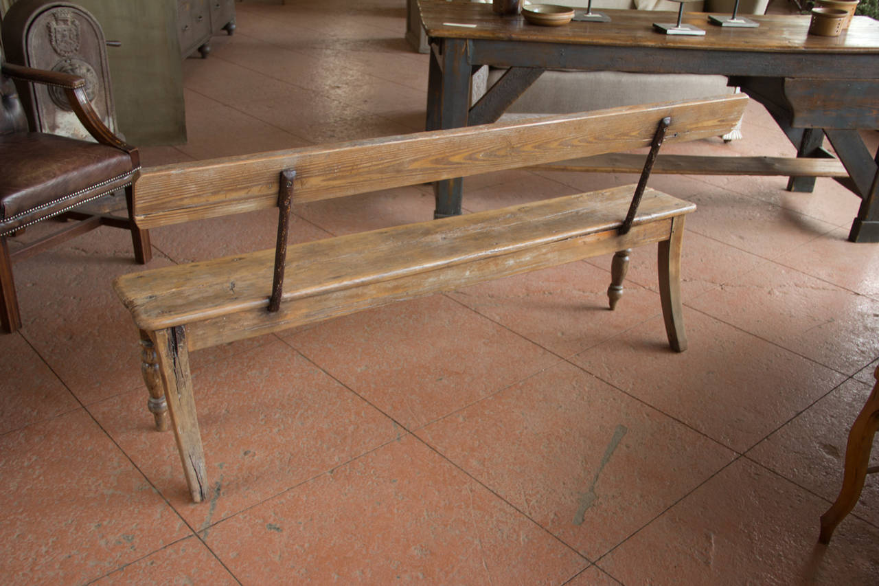 Wood Antique English Garden Bench