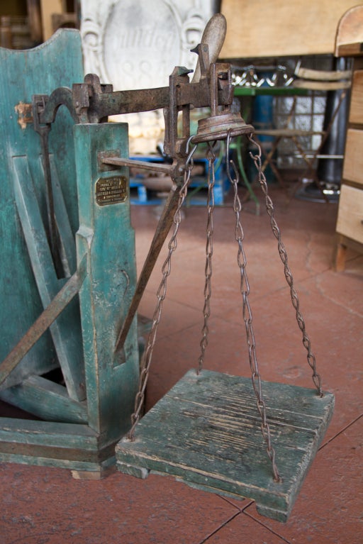 19th Century French Weigh Scale 6