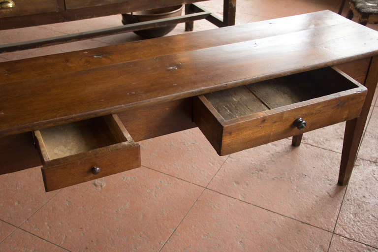 Wood Antique French Serving Table