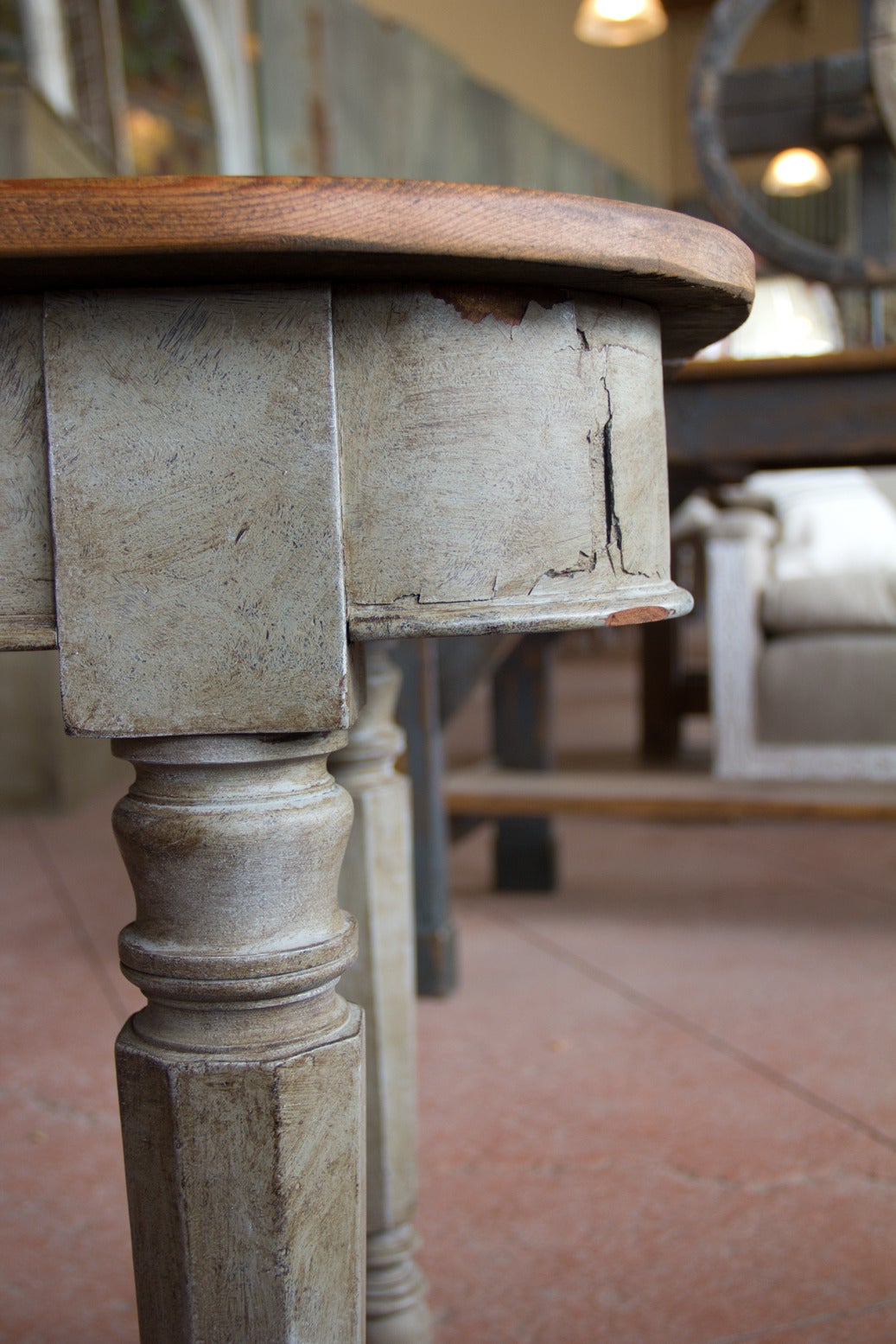British Antique Gustavian Style Console Table
