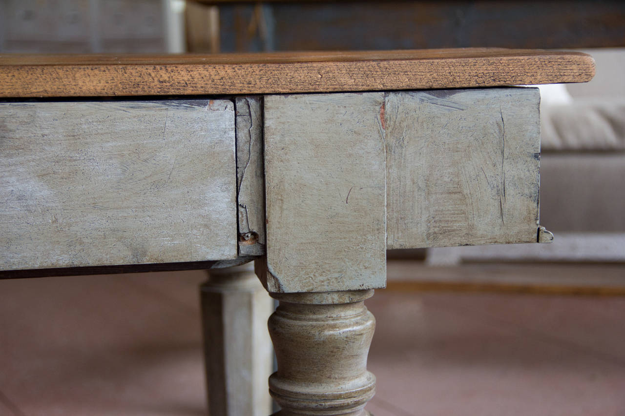 Antique Gustavian Style Console Table 3