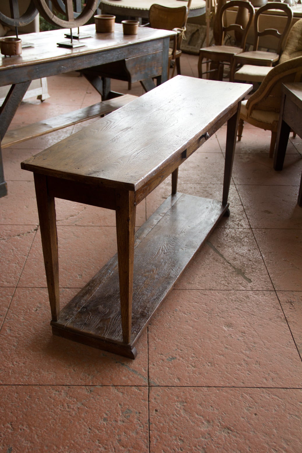 Other Antique French Farmhouse Server Table