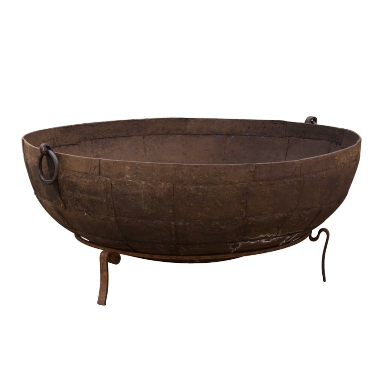 Very Large Antique Kadai