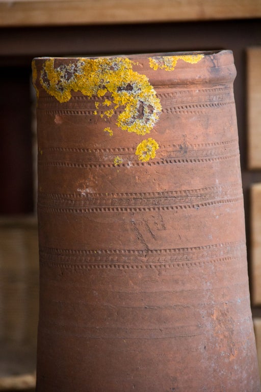 Terracotta 19th Century English Chimney Pot