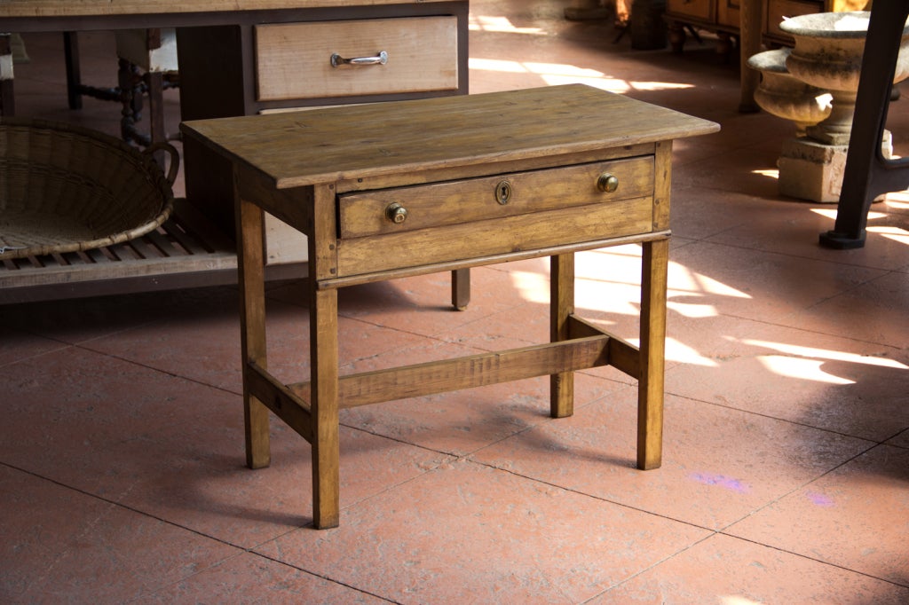 19th Century English Country Side Table