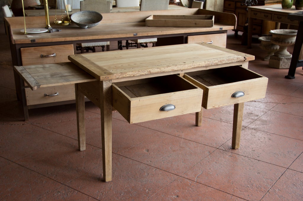 Wood Antique French Table De Couchon
