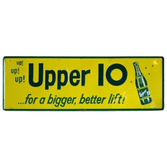 Vintage Upper 10 Soda Sign
