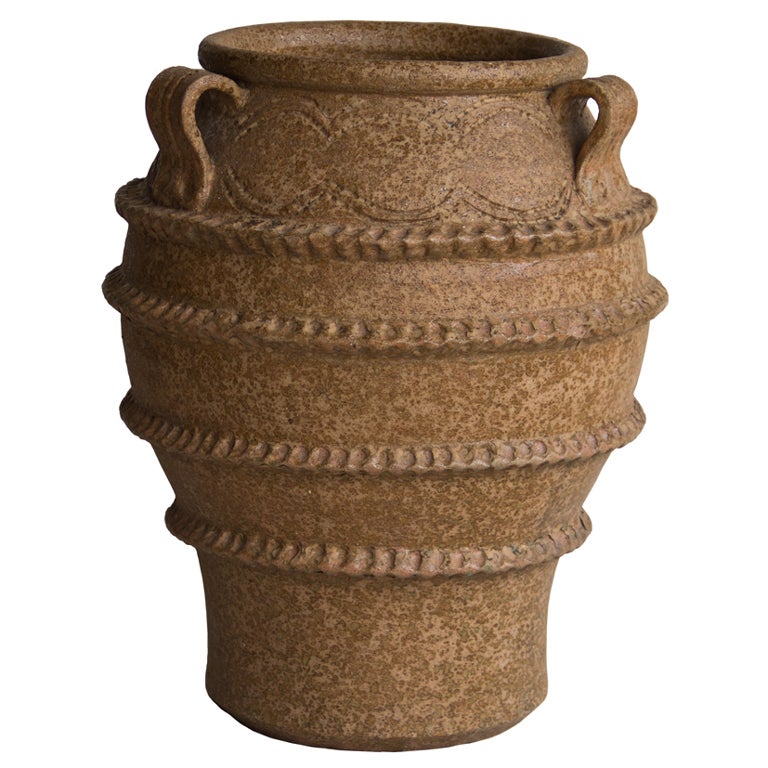 Vintage Terra Cotta Olive Jar from Spain at 1stdibs