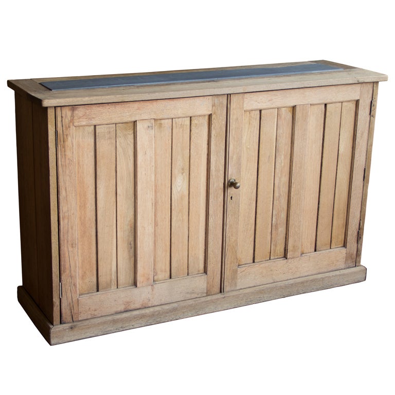 Victorian Oak School Cupboard