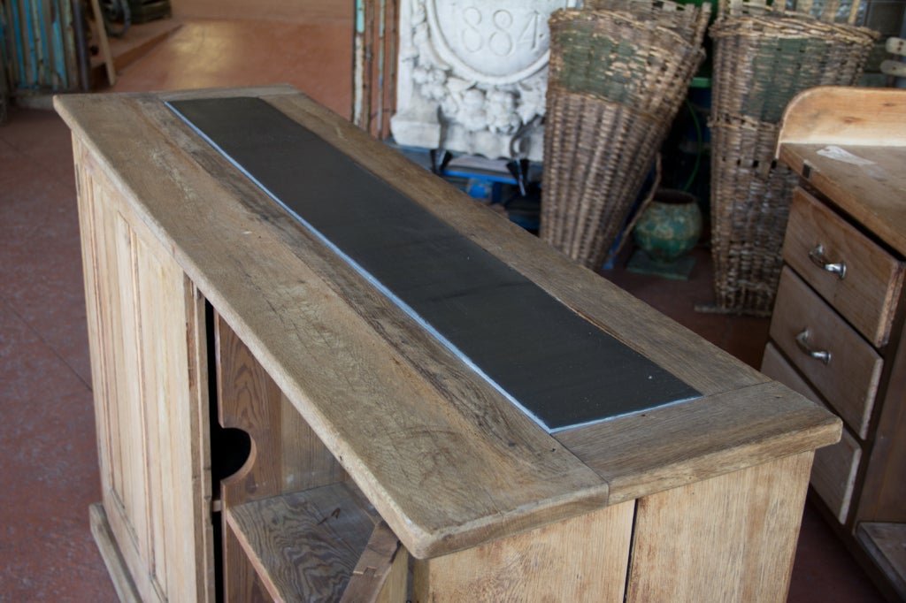 Victorian Oak School Cupboard 1