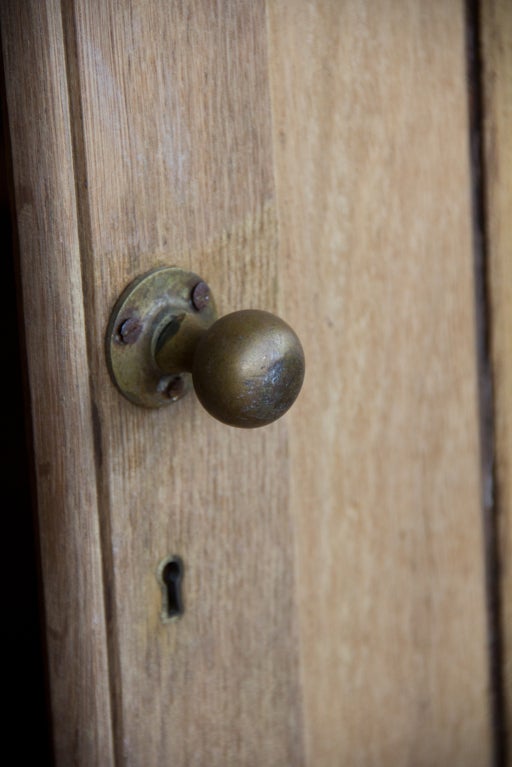 Victorian Oak School Cupboard 3
