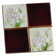 Set of 9 English Victorian Tiles