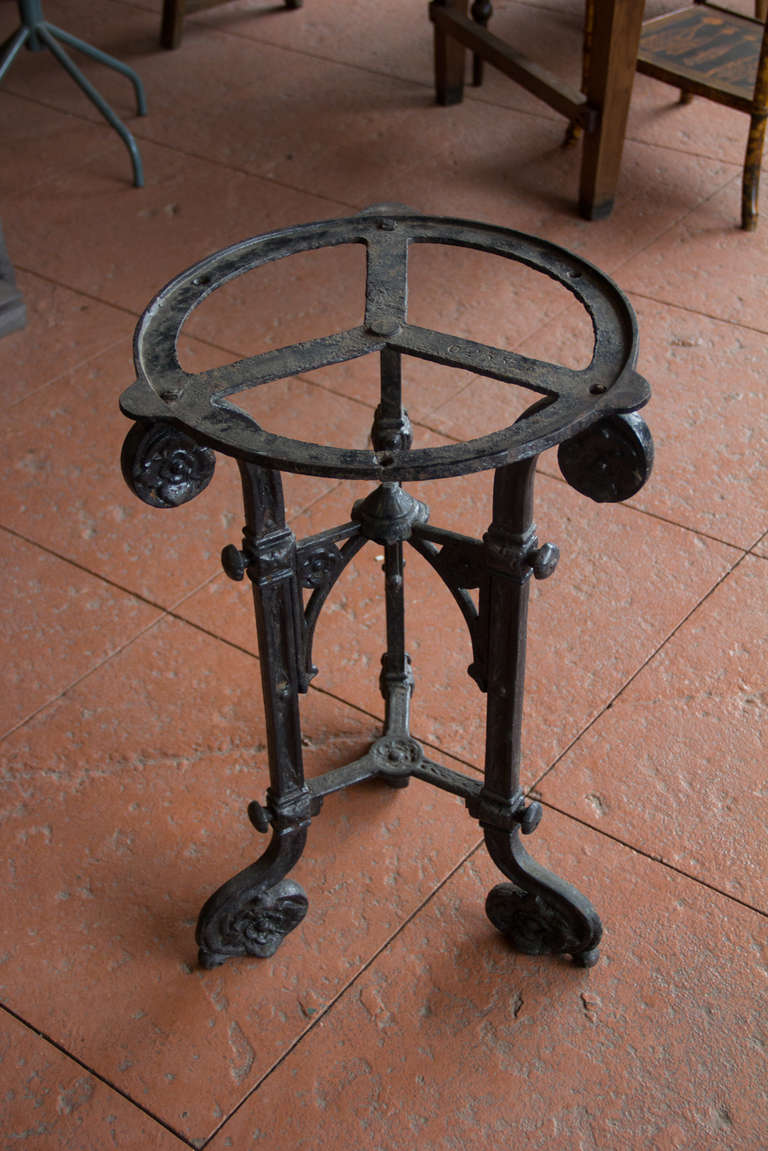 Antique Stone Top Garden Table at 1stDibs