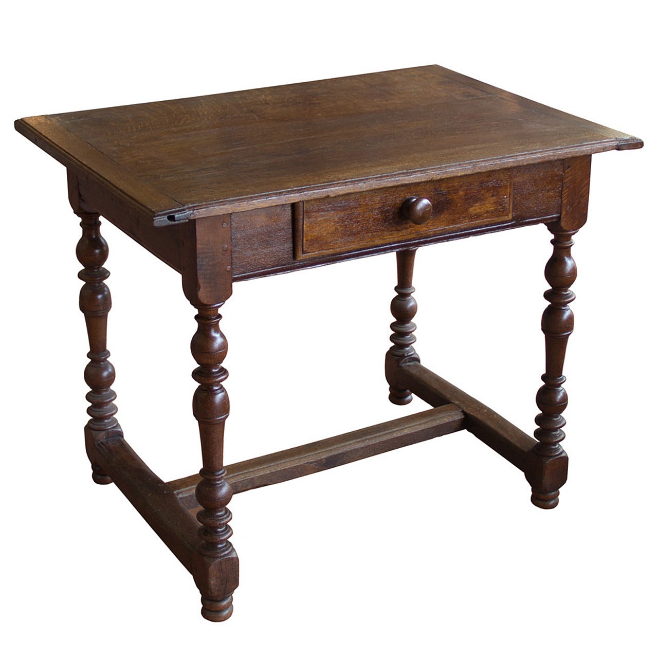 Antique English Oak Hall Table