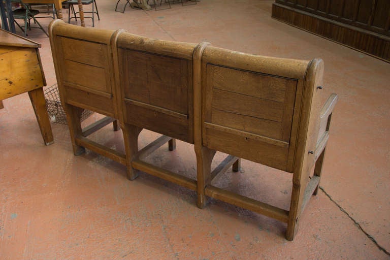 Antique Three Seater Bench 4