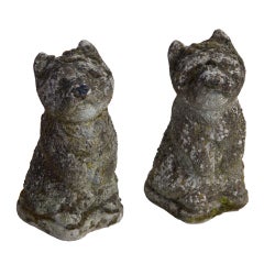 Pair Vintage West Highland Terrier Dogs at 1stDibs