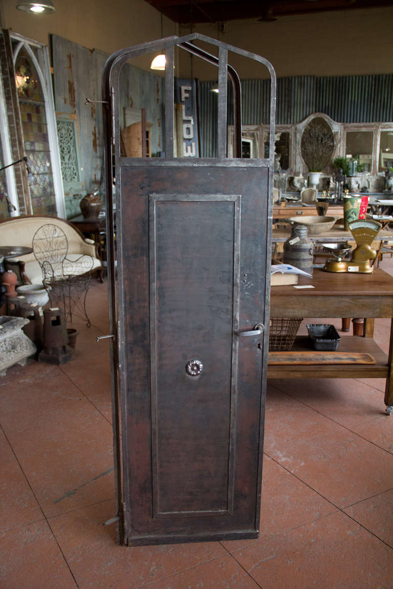 Antique Metal Door In Good Condition In Calgary, Alberta