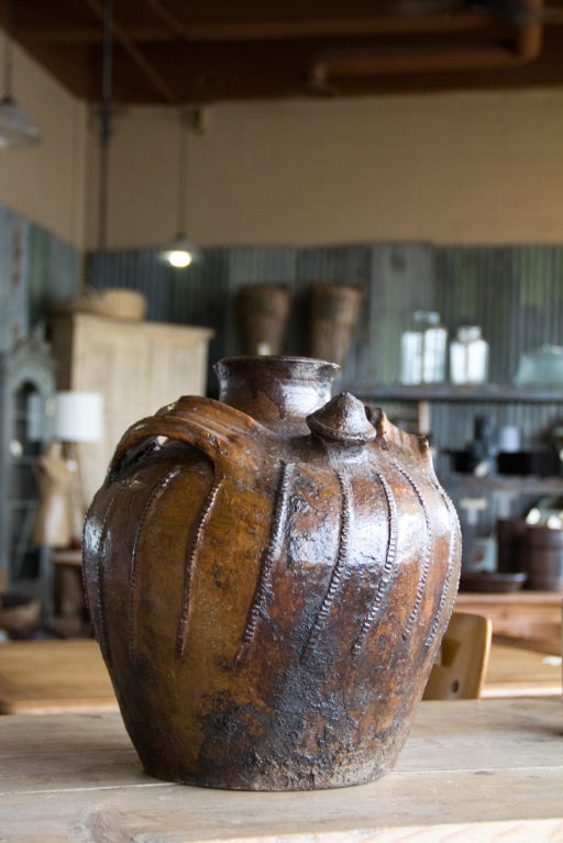 French 18th Century Nut Oil Jar