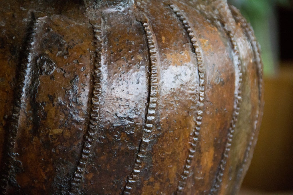 Clay 18th Century Nut Oil Jar