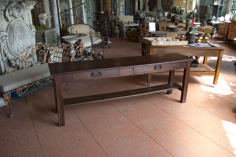 Antique French Serving Table