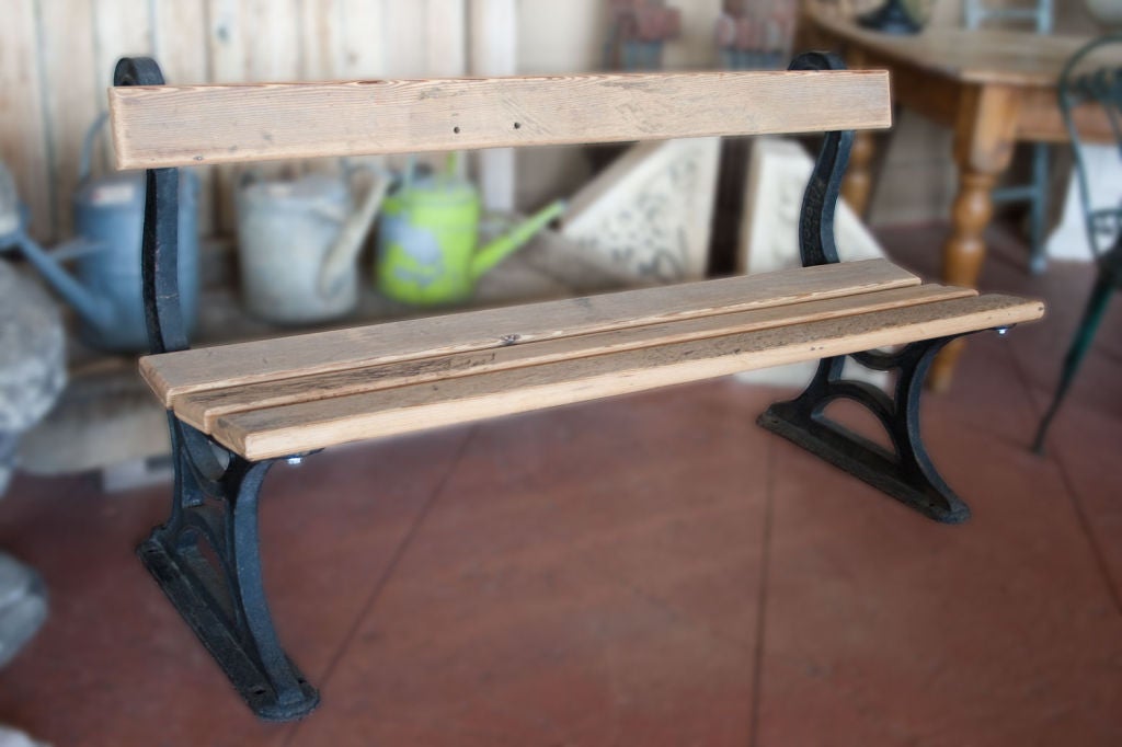 Iron 19th Century Promenade Bench