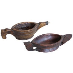 Pair of Antique Opium Kharals