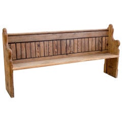 19th Century Welsh Chapel Bench