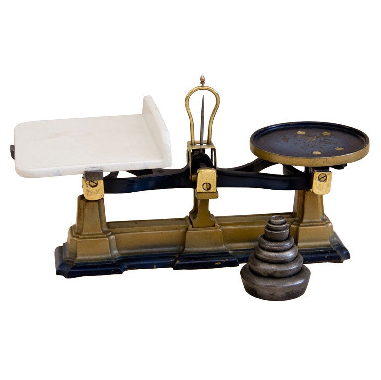 1920
s Art Deco Dairy Scale