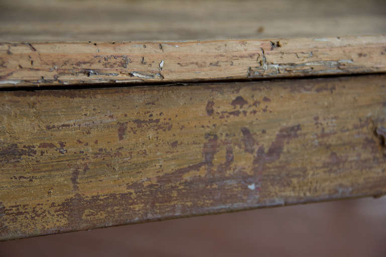 19th Century Painted Gustavian Bench 2