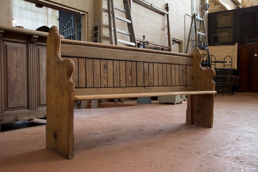 British 19th Century Welsh Chapel Bench