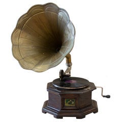 Vintage His Master's Voice Gramophone