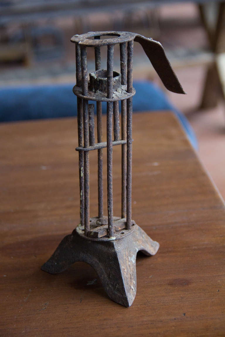 19th Century Pair of Rare Antique French Candle Stands