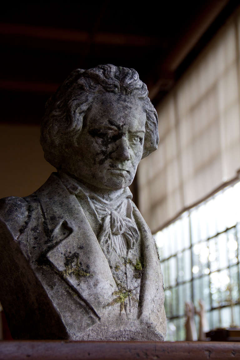 British Vintage Composite Bust of Ludwig van Beethoven