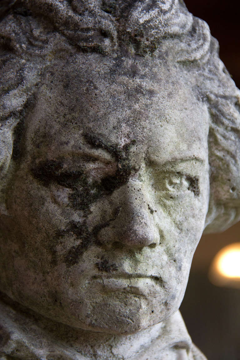 20th Century Vintage Composite Bust of Ludwig van Beethoven