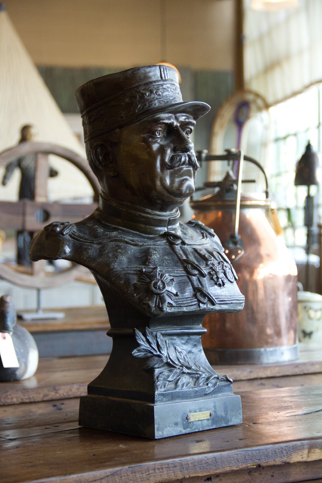 Antique French Bust In Good Condition In Calgary, Alberta