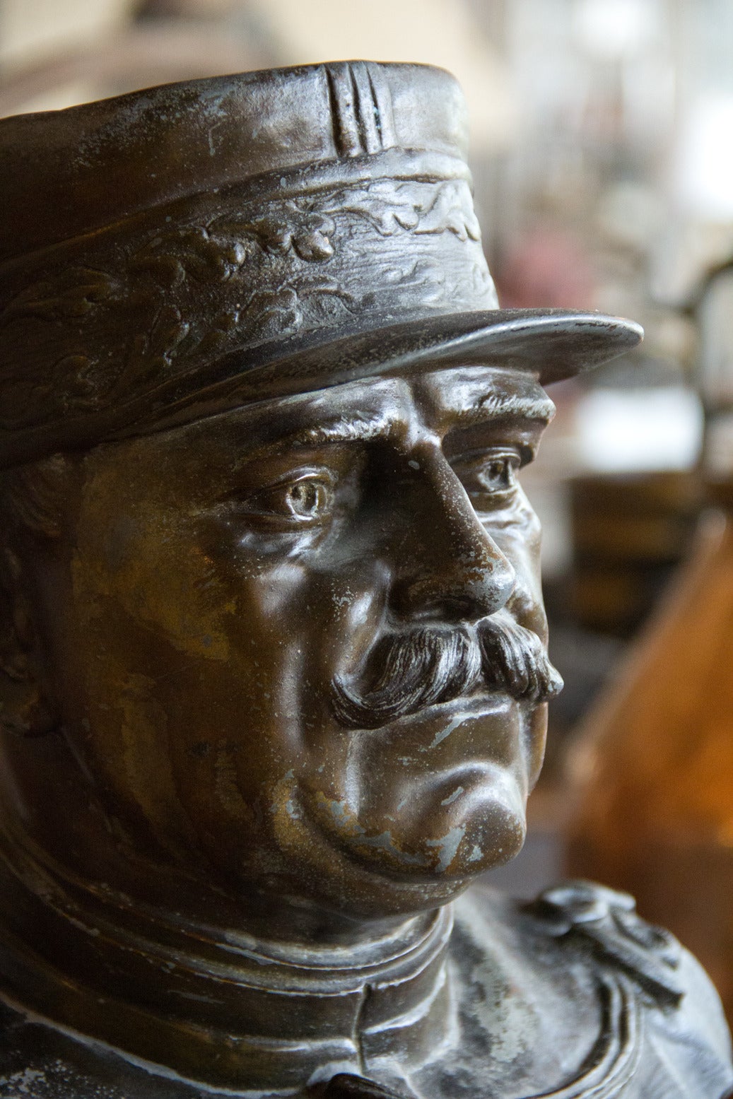Spelter Antique French Bust