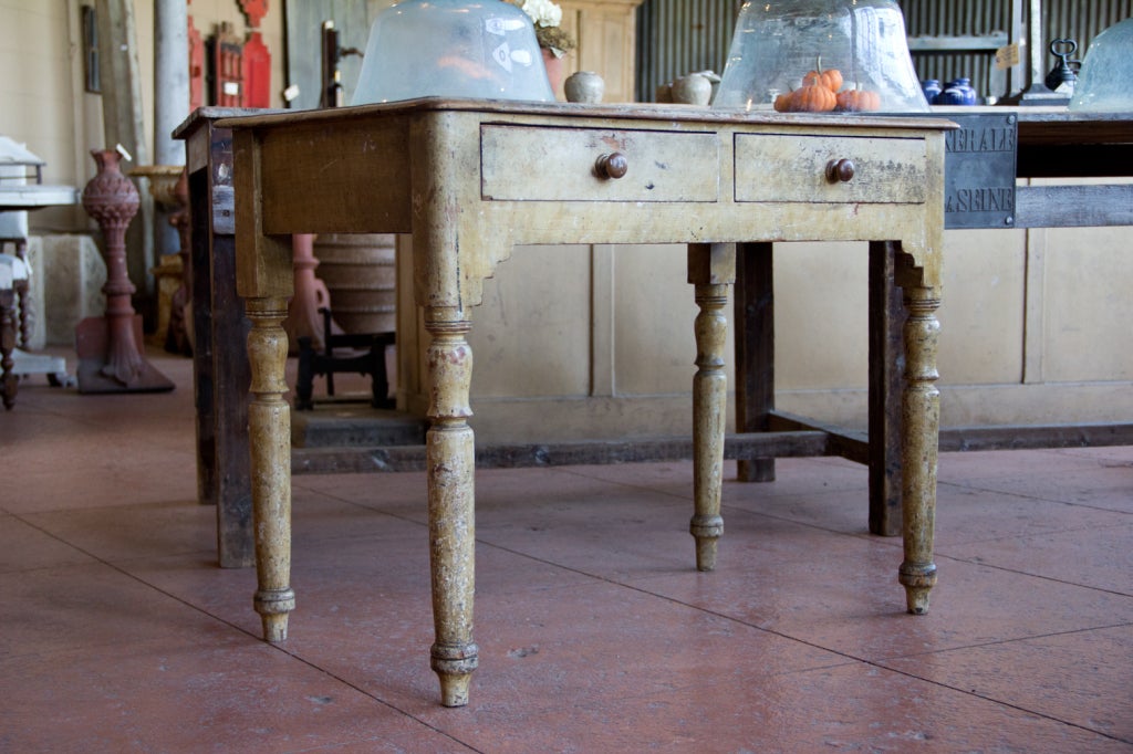 antique pine writing desk