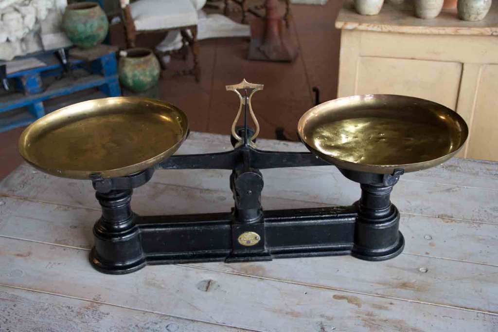 antique balance scale