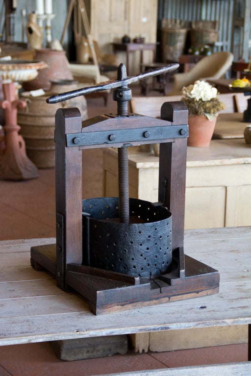 19th Century French Wine Press at 1stdibs