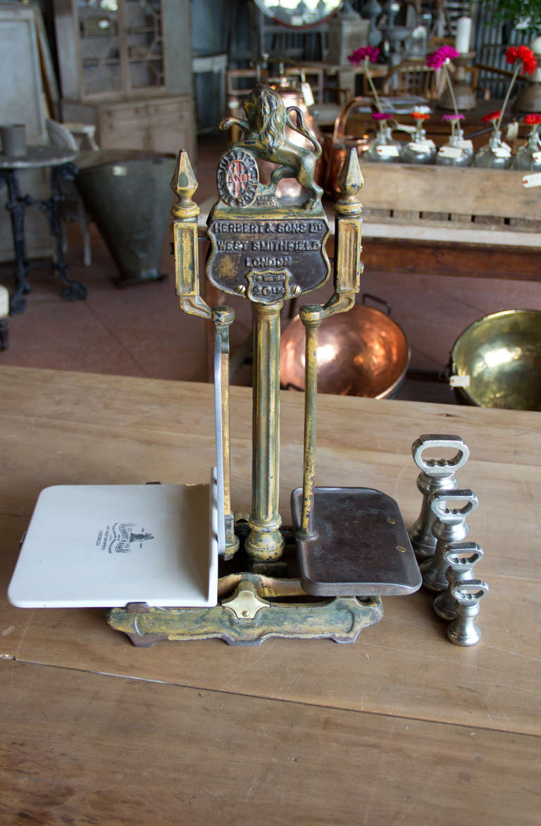British Early 20th Century English Butcher's Scale