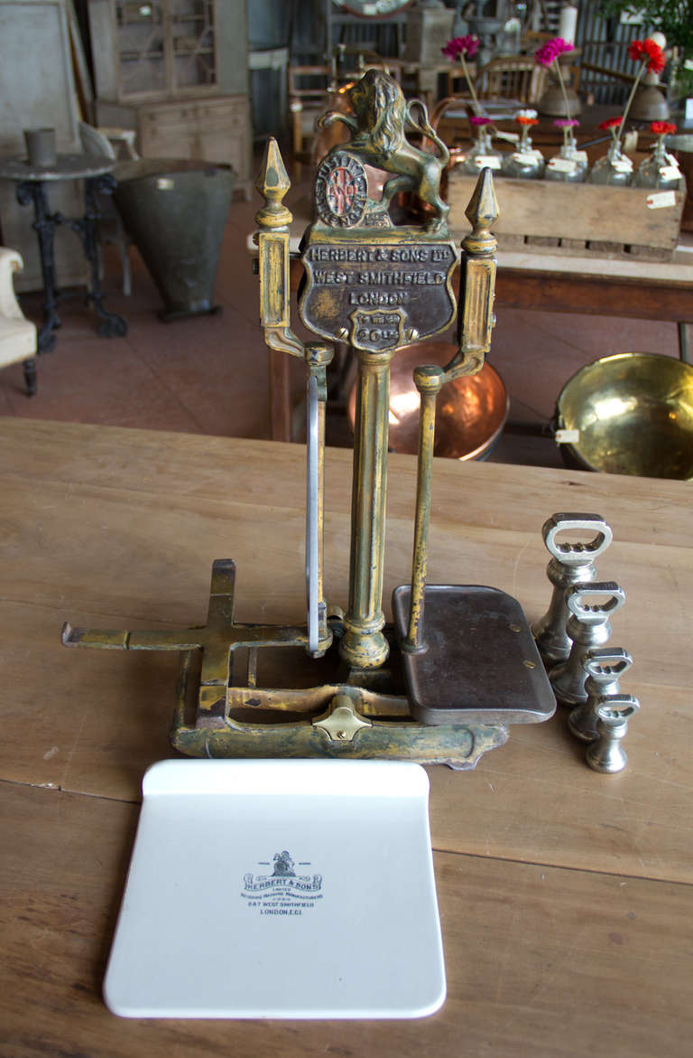 Early 20th Century English Butcher's Scale 1