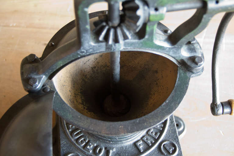 20th Century Antique Peugeot Freres Brevetes Coffee Mill